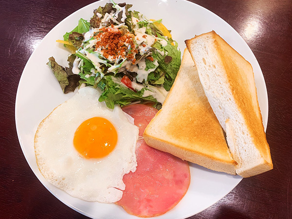 ハムエッグセット