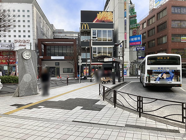 武蔵新城駅南口 バスターミナル